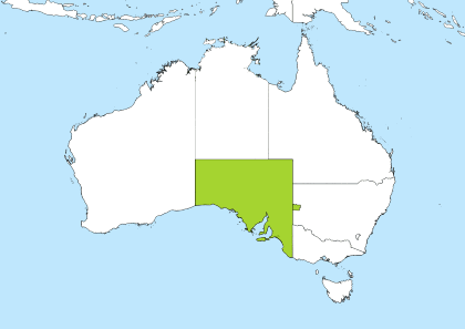 ACDT Time Zone Geo Map