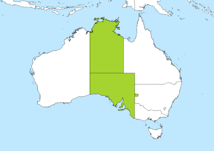 ACST Time Zone Geo Map