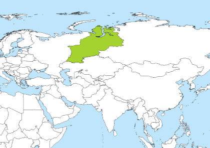 YEKT Time Zone Geo Map